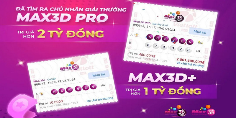 MAX 3D là sản phẩm được yêu thích với thưởng lớn